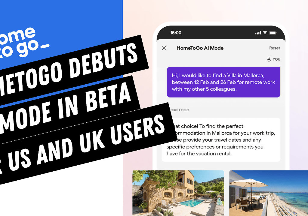 HomeToGo Debuts AI Mode in Beta for US and UK Users
