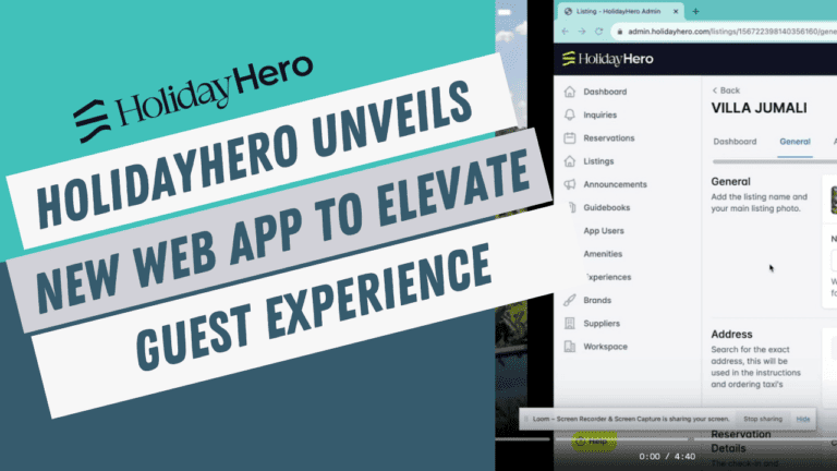 Home - Français 40 HolidayHero dévoile une nouvelle application web pour améliorer l’expérience des voyageurs en location de vacances