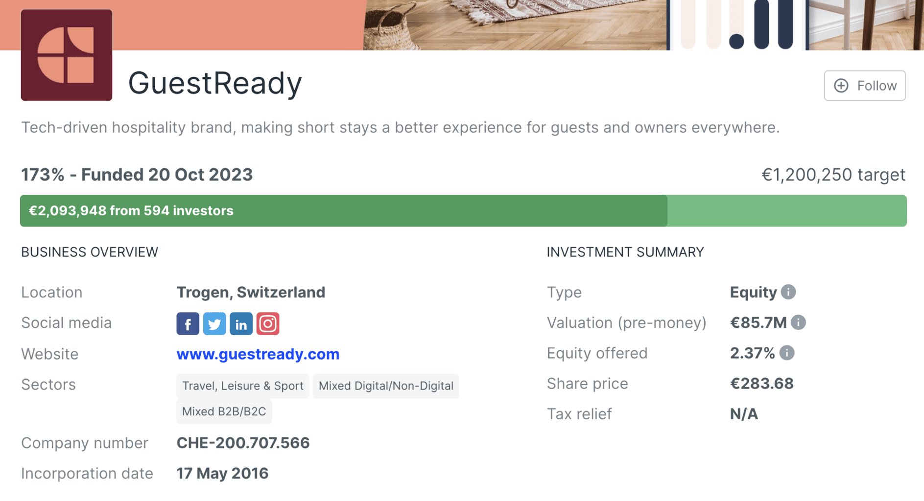 guestready investment round