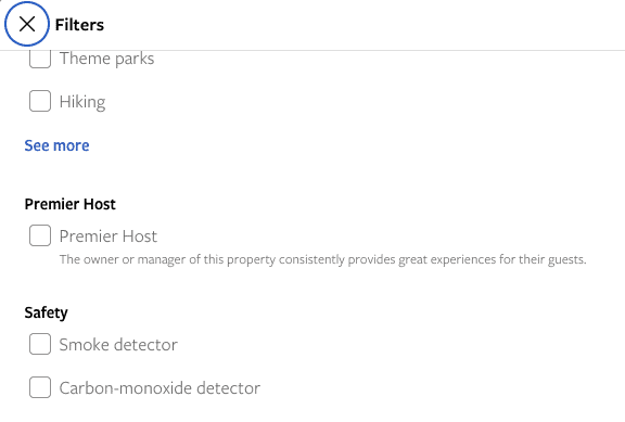 Vrbo premier host filter