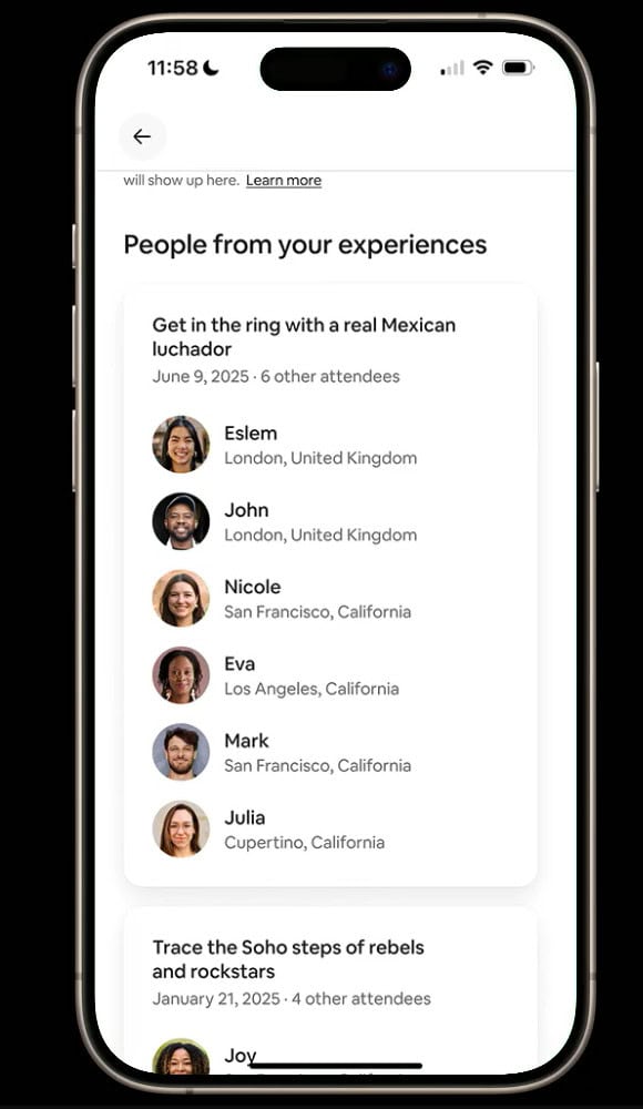 Airbnb’s Real-Life Social Network: A High-Trust Alternative to X, Built Around Offline Moments 4 Airbnb Connections See and Reconnect with People from Past Experiences Summer 2025 Update