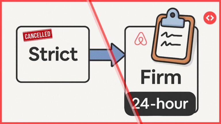 Home - Français 48 Airbnb met fin à la politique d’annulation « Strict » : les hôtes doivent agir maintenant pour la conserver, explications sur le changement important de la période d’annulation de 24 heures