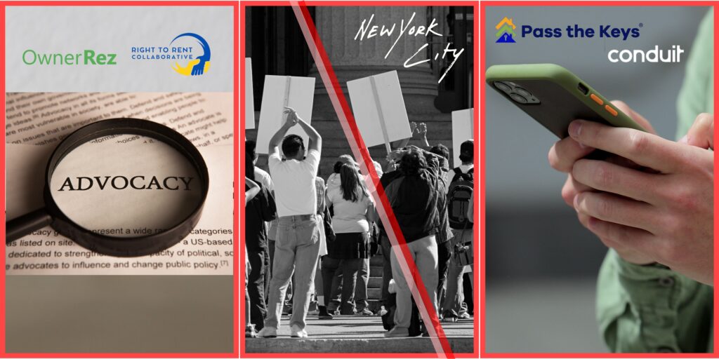 OwnerRez Integrates With Right to Rent Collaborative, NYC Tenants Protest Intro 1107 Bill, and Pass the Keys Adopts AI Messaging