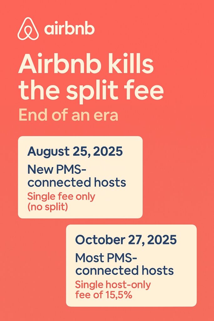 airbnb split fee - single fee