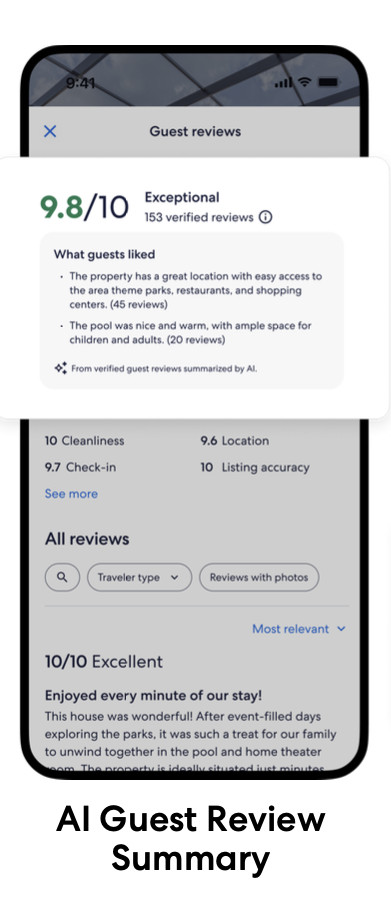 Vrbo launches AI Guest Review Summaries: Quick highlights of what travelers loved, powered by verified reviews