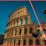 Statue of Justice holding scales in front of the Colosseum, representing the Italy short-term rental tax 2026 proposal and the political debate it sparked.