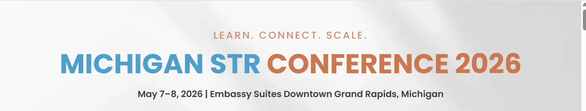 Michigan STR Conference 2026