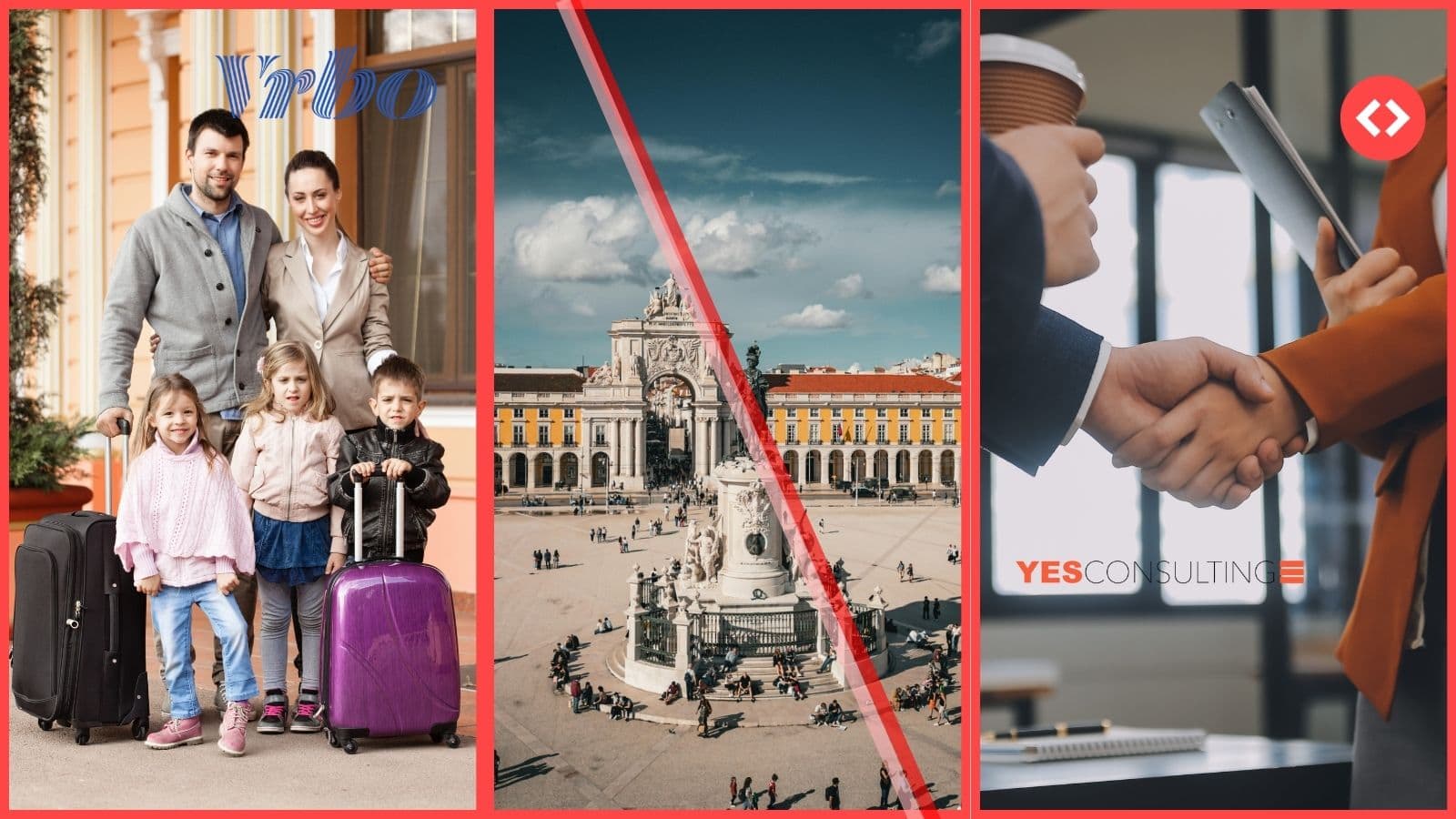 Lisbon city center as short-term rental rules ease, Vrbo expands distribution through Expedia, and investors shift toward more stable vacation rental models.