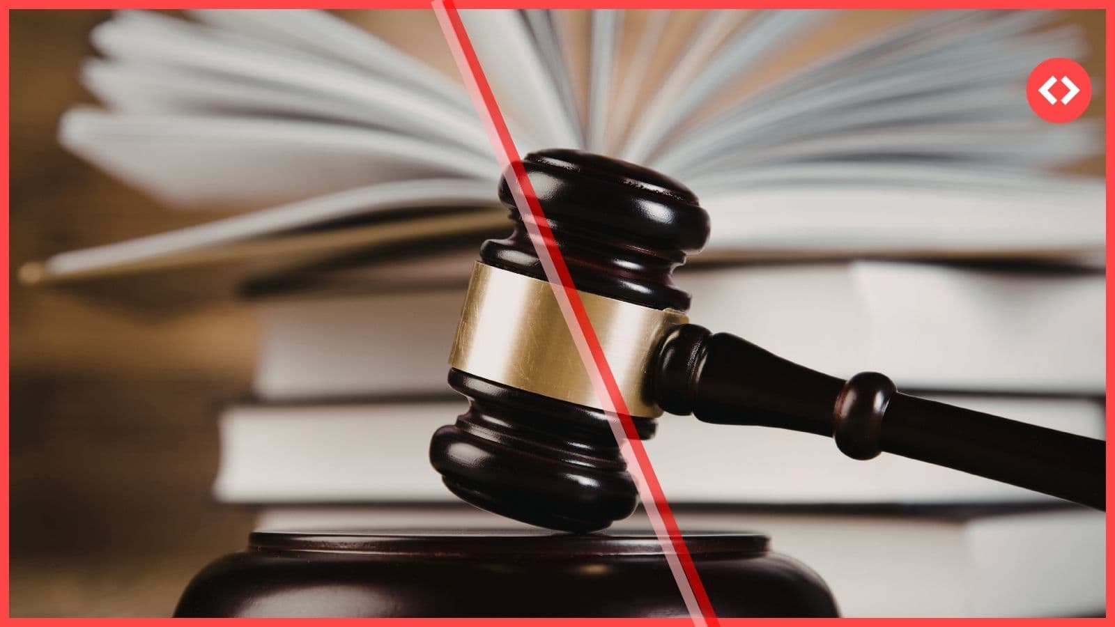 A judge's gavel and stack of law books, symbolizing court rulings central to this week's short-term rental regulation news.