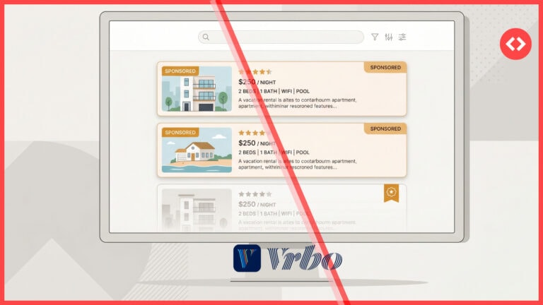 Le paradoxe de l&rsquo;hôte Premier : les annonces sponsorisées de Vrbo vont-elles diluer votre visibilité durement acquise ?