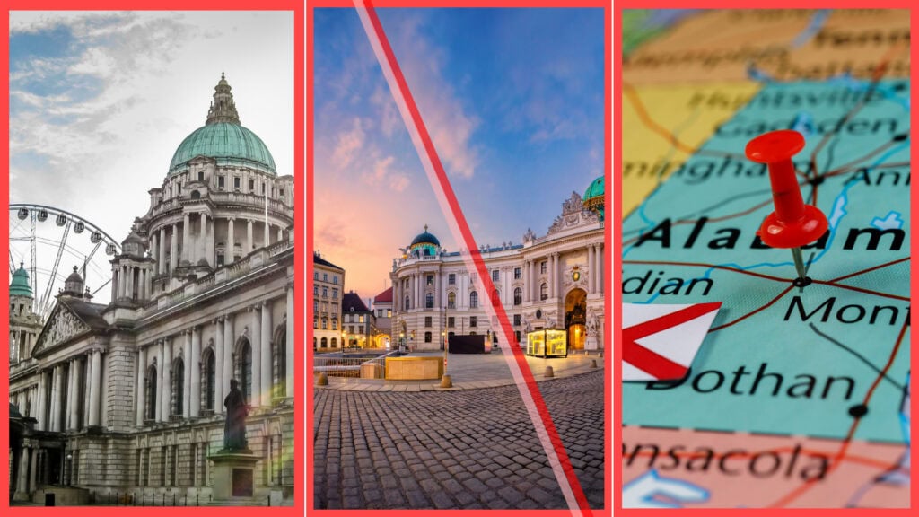Row of residential homes representing short-term rental permit rules in Ireland, Vienna, and Madison