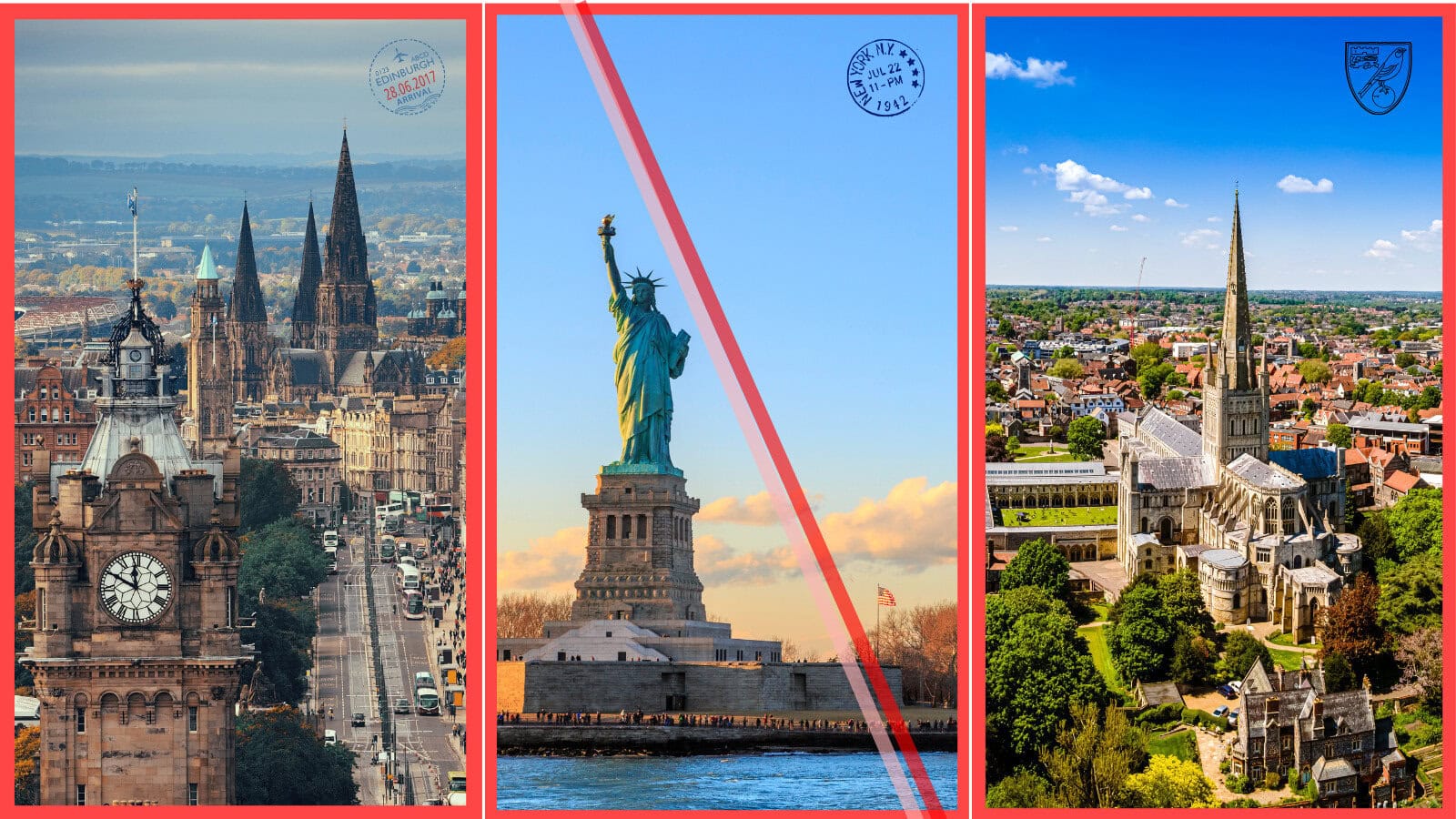 Short term rental policies Edingburgh, NYC, and Norwich