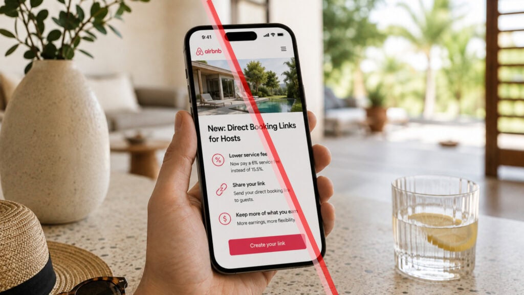Airbnb direct booking links
