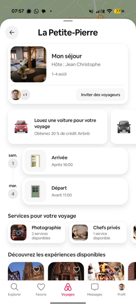 Airbnb Experiences: Our Cross-Selling Screenshots Explain the Tripadvisor Viator Deal 5 Aribnb cross selling partner services