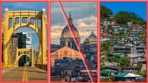Home 13 Composite image of Pittsburgh, Rome, and Baguio City illustrating global short-term rental policies updates