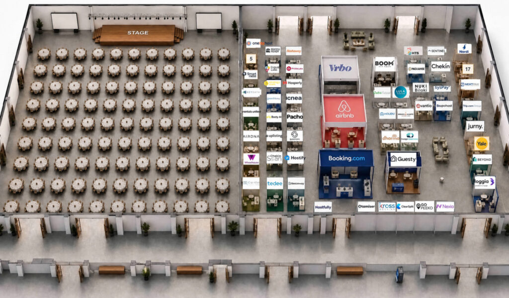 Short-term rental conferences 2026 VRWS Floor Plan Layout