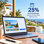 Vacation rental booking trends for 2027: stays booked in the final week make up 25% of US bookings but only 11% of revenue