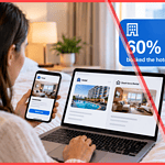 Hotels vs short-term rentals: 60% of travelers who compared both booked the hotel and 35% booked the rental