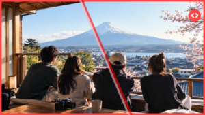 Home 20 Airbnb Japan campaign features young friend groups in whole homes, the same guests Airbnb screens as a party risk in the US