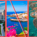 Three-panel illustration of Atlanta, Spain and Maui illustrating this week's short-term rental policies updates